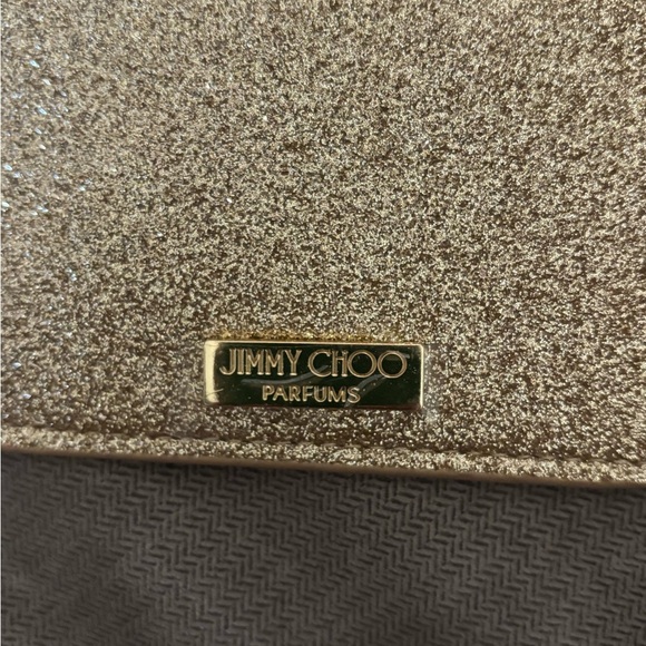 Jimmy Choo Glitter Gold‎ Pouch - Picture 3 of 11